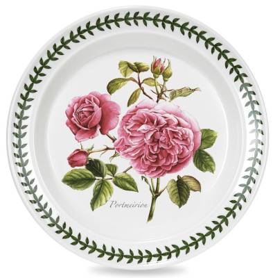 Тарелка обеденная  "Ботанический сад", "Розы. Портмейрион" 25 см