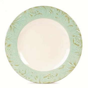 тарелка зеленая  28 см "Тулуза" 