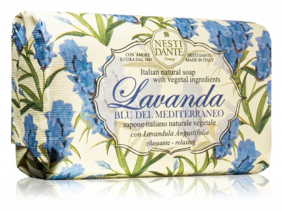 Натуральное мыло "Lavanda" Blu del Mediterraneo 150 г