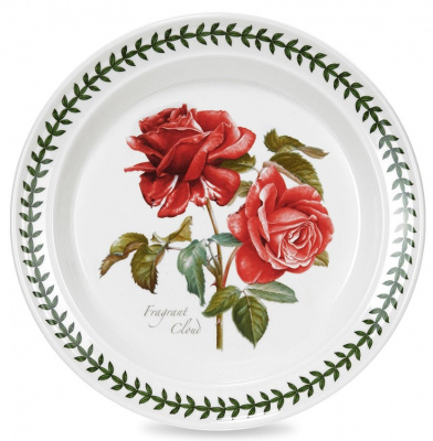 Тарелка обеденная "Ботанический сад", "Розы. Ароматное облако", 25 см