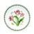 тарелка обеденная 25 см "Ботанический сад. Тюльпан" 