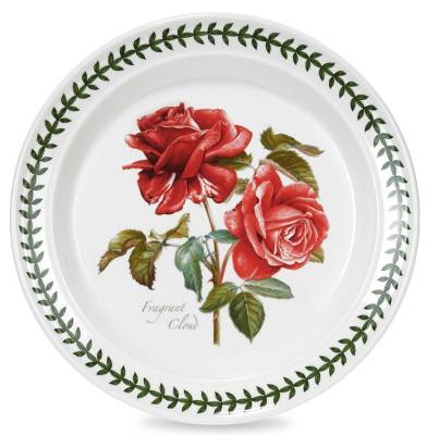 Тарелка обеденная "Ботанический сад", "Розы. Ароматное облако", 25 см