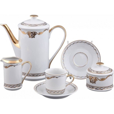  сервиз кофейный "Роза и Ленты" 