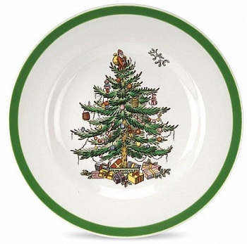 тарелка главная 27 см "Рождественская ель"