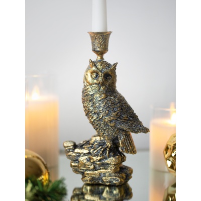 Подсвечник Сова 13х7х23см