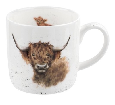 Кружка "Забавная фауна. Шотландский высокогорный бык " 310мл