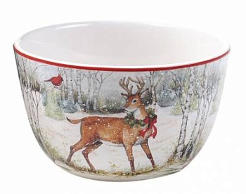 салатник "Зимний лес" 660 мл, 14 см,