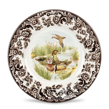 тарелка обеденная 27 см "Английские охотничьи мотивы. Лесная утка" 