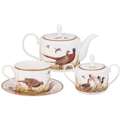 Чайный сервиз "Охота" на 6 персон