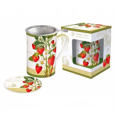 кружка заварочная "Клубника" 