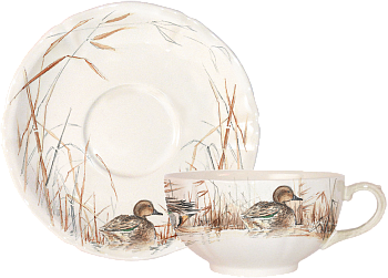 чашка чайная с блюдцем 300 мл "Солонь"