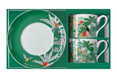 Набор из 2-х чашек с блюдцами Экзотический рай
