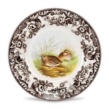 тарелка обеденная 27 см "Английские охотничьи мотивы. Кач" 