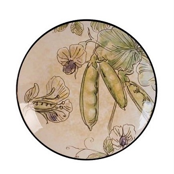 тарелка акцентная 23 см "Горох. Итальянская ферма" 