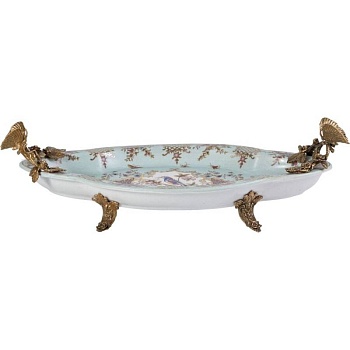 Блюдо с бабочками