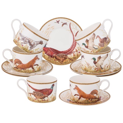 Чайный набор "Охота" на 6 персон