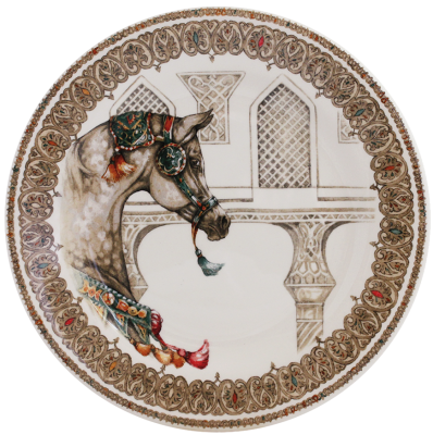 тарелка закусочная 22 см "Лошади ветра"