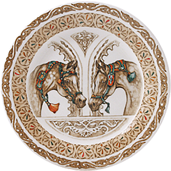 тарелка десертная 16,5 см "Лошади ветра"