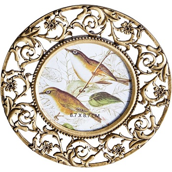 Фоторамка настольная (8,7х8,7см) 15х2х15см 