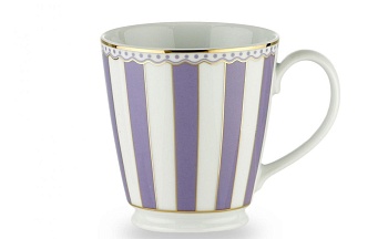 кружка 360 мл "Карнавал (лавандовая полоска)"