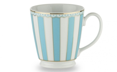 кружка 360 мл "Карнавал (голубая полоска)"