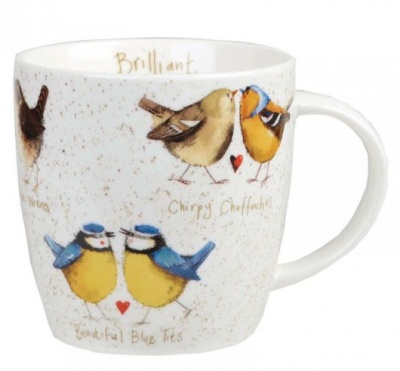 Кружка "Счастливые птицы" 400 мл от Алекс Кларк 