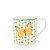 кружка 300 мл "Бабочки на лугу. Желтушка (зеленая)" 