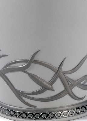 ваза с цаплями и крышкой (Re-Deco)