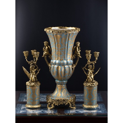 Подсвечник 13x10x31см