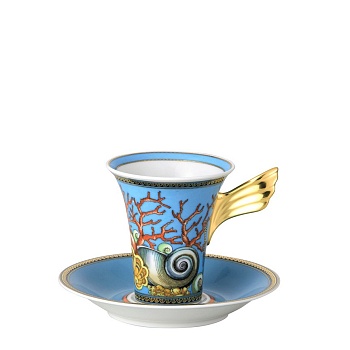 чашка кофейная с блюдцем  0,18 л "Les Trésors de la Mer " 
