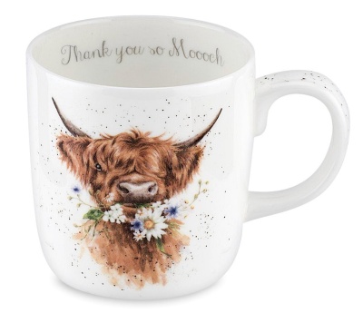 Кружка "Забавная фауна." "Спасибо от бычка" 400 мл 