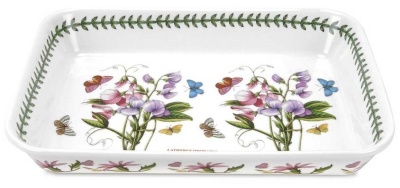 Блюдо прямоугольное для лазаньи Botanic Garden "Душистый горошек", 38х28 см 