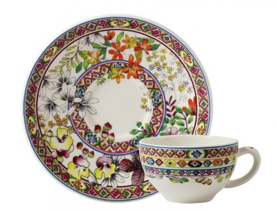 чашка чайная с блюдцем 260 мл "Багатель"