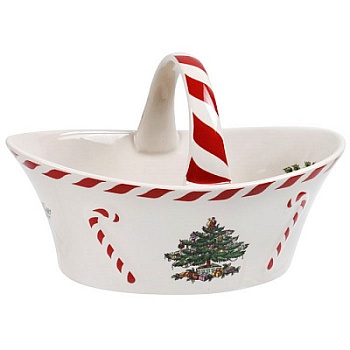 корзинка для фруктов 17 см "Рождественское дерево"