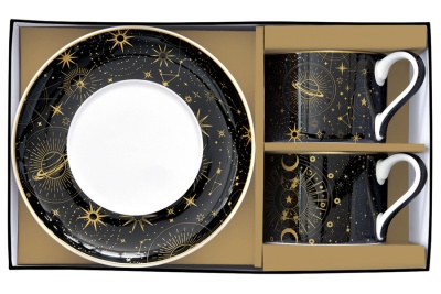 Набор из 2-х чашек с блюдцами Звёздное небо