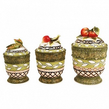 набор из трех банок для хранения "Vista Bella" 