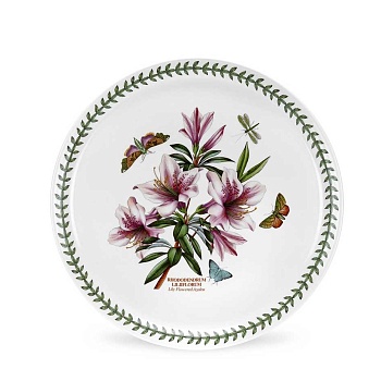 тарелка обеденная 25 см "Ботанический сад. Розовая лилия" 