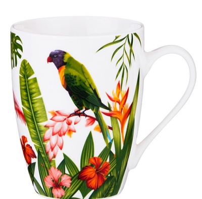Кружка 340 мл "ПОПУГАЙ" 