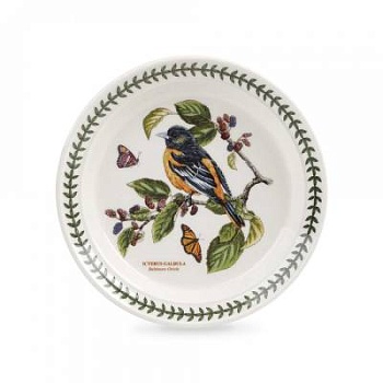 Тарелка закусочная "Ботанический сад. Птицы. Иволга" 21,5см 
