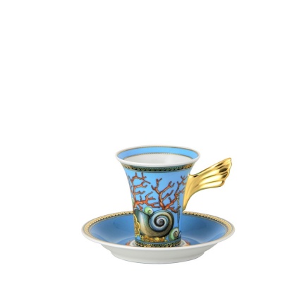 чашка эспрессо с блюдцем  0,09 л "Les Trésors de la Mer " 