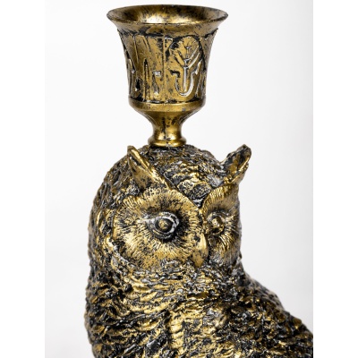 Подсвечник Сова 13х7х23см
