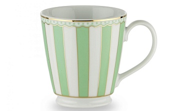кружка 360 мл "Карнавал (зеленая полоска)"