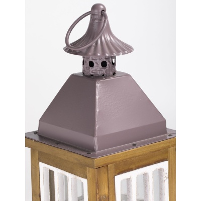 Подсвечник-фонарь 15х15х41см