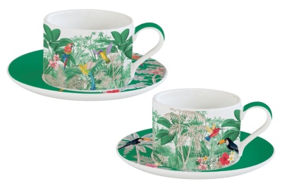 Набор из 2-х чашек с блюдцами Экзотический рай