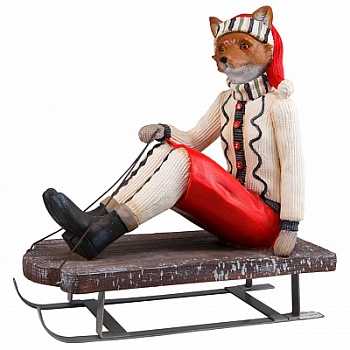 фигура Лис на санках