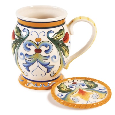 кружка с крышкой 0,5 л  "Рикамо"