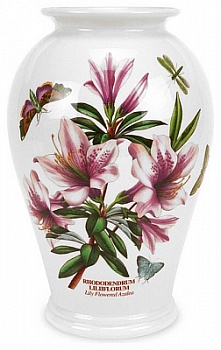 ваза 25 см  "Ботанический сад. Розовая лилия" 
