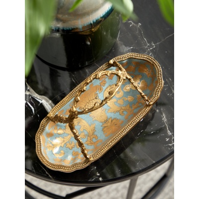 Чаша с ручками 19x9x14см 