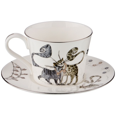 Чайный сервиз "КОТИКИ" на 6 персон 15 пр. 