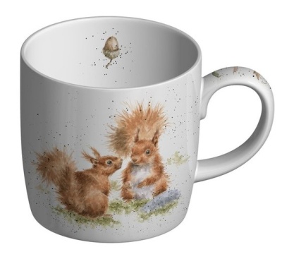 Кружка "Забавная фауна. Белочки подружки" 310 мл